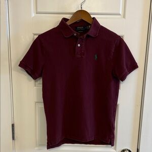 Polo by Ralph Lauren Men's Dark Red Polo Shirt